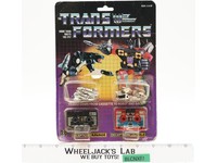 Ravage & Rumble 100% Complete W/CARDBACK & BUBBLE 1985 G1 Transformers Vintage