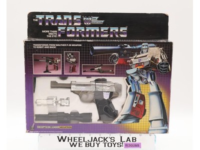 Megatron 100% Complete W/BOX & INSERT G1 Transformers Hasbro 1984 Figure