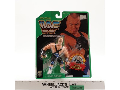 Ludvig Borga WWF Wrestling Green Card Series 11 1994 Hasbro Figure NEW SEALED