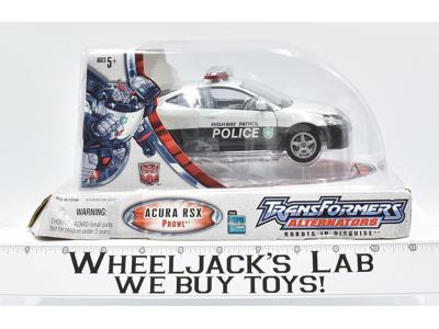 Prowl Acura RXS MISB Alternators 2005 Hasbro Transformers Action Figure
