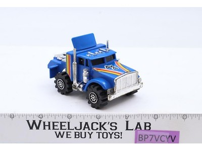 Blue Semi Truck 4x4 Rough Riders Schaper Stomper 1981 Vtg Toy Car CAB only WORKS