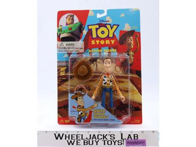 Quick Draw Woody Disney Toy Story 1995 Thinkway Toys Action Figure NEW SEALED