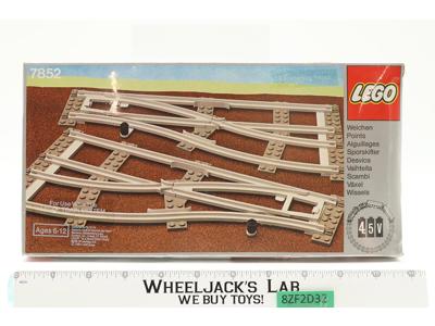 #7852 4.5V Left & Right Points Train Crossing 1980 Lego NEW MISB SEALED
