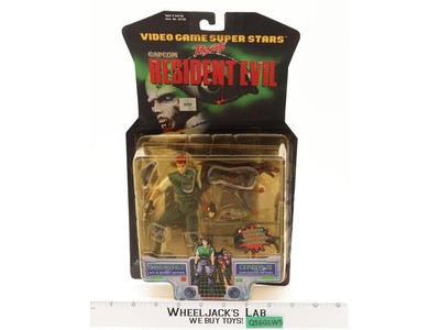 Chris Redfield & Cerberus Resident Evil 1998 ToyBiz Action Figure NEW SEALED
