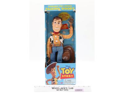 Pull String Talking Woody Disney Toy Story 1995 Thinkway Toys Vintage NEW SEALED