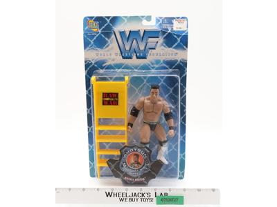 Rocky Maivia WWF Shotgun Saturday Night 1998 JAKKS Action Figure NEW MOSC SEALED