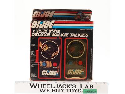 Solid State Deluxe Walkie Talkies WORKS G.I Joe 1985 Vintage Accessory