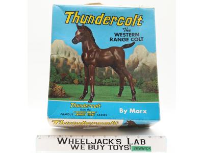 Thundercolt Horse Western Range Colt #2031B Johnny West Series Marx 10" Vintage