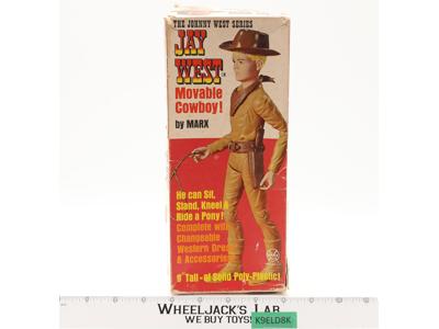 Jay West 9" Movable Cowboy Best Of The West 1974 Johnny West Marx 9" Figure
