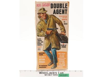 Mike Hazard Double Agent 1966 Marx Vintage Set Accessories and Box