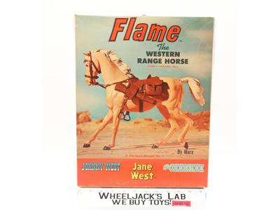 Palomino Flame The Western Range Horse Marx Johnny West  11" Vintage Set