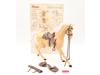 Palomino Flame The Western Range Horse Marx Johnny West  11" Vintage Set