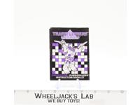 Submarauder Action Figure Instruction Manual Booklet 1987 Hasbro G1 Transformers