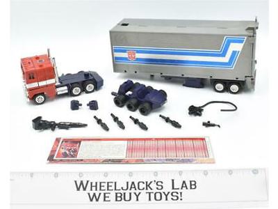 Optimus Prime ~ 100% Complete Vintage G1 Transformers Action Figure W TECH