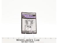 Blitzwing Instruction Manual Booklet 1985 Hasbro G1 Transformers