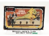 Jabba the Hutt Action Playset 100% Complete W/ Insert Star Wars 1983 Kenner