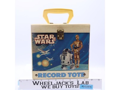Star Wars Record Tote W/ Books & Records 1982 Disneyland-Vista Records Vintage