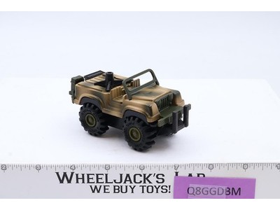 ARCO Combat Force Motorized Machine Gunner Jeep CAMO Friction 4WD Vtg 1982 WORKS