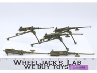 Lot of 5 Rambo .50 Caliber Machine Guns 1986 Coleco Action Figure