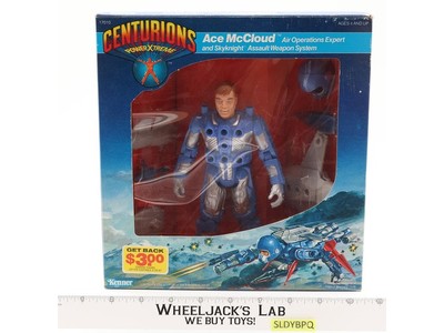Ace McCloud W/ Skyknight Centurions 1986 Kenner Vintage Action Figure NEW MIB