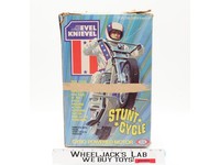 Evel Knievel Stunt Cycle With Box Ideal Toy 1973 Vintage Gyro Powered Motorcycle