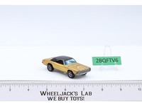 Custom T-Bird Gold Hot Wheels 1967 1968 Mattel Redline Vintage w/ Black Roof