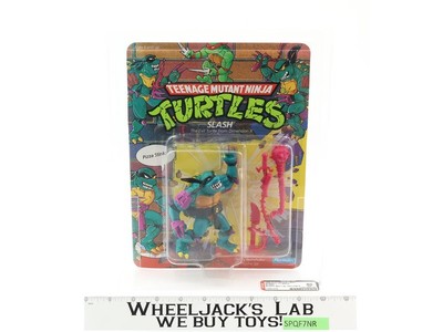 Slash Black Belt W/ Yellow S AFA GRADED 80 85/80/85 31-Back TMNT 1990 Playmates