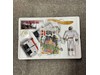 White Tigerzord & White Ranger UNUSED STICKERS Power Rangers 1994 Bandai NEW MIB