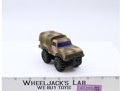ARCO 4X4 Army Pickup Monster Diecast CAMO Friction Truck 4WD Vintage 1980s