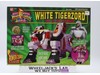 White Tigerzord & White Ranger Mighty Morphin Power Rangers 1994 Bandai NEW MISB