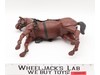 Comanche Movable Cavalry Horse w/Tack Fort Apache Fighters Marx 12" Vintage
