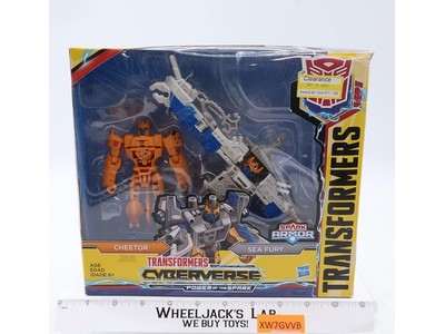 Cheetor & Sea Fury Transformers Cyberverse Power Of The Spark Hasbro NEW SEALED