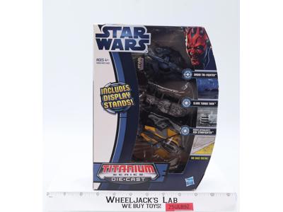 Tri-fighter Turbo Tank Jedi Starfighter Star Wars Die-Cast Hasbro NEW SEALED