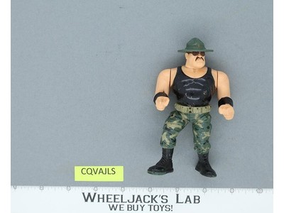 Sgt. Slaughter 100% Complete WWF WWE Wrestling 1991 Hasbro Vintage Action Figure