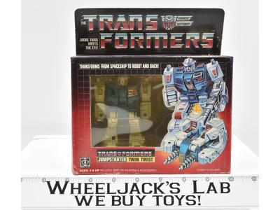 Twin Twist MIB SEALED ON TRAY Complete 1985 Vintage Hasbro G1 Transformers