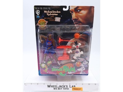Michael Jordan & Sylvester Space Jam 1996 Playmates Action Figures NEW SEALED