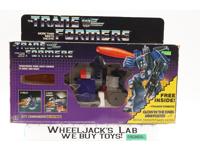 Galvatron W/BOX & INSERT COMPLETE 1986 Vintage G1 Transformers UNUSED STICKERS