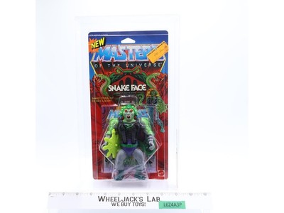 Snake Face AFA GRADED 85 80/85/85 Masters of the Universe MOTU 1987 Mattel NEW