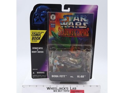 Boba Fett vs IG-88 Star Wars Shadows of the Empire 1996 Kenner NEW SEALED