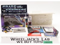 Shrapnel 100% Complete W/BOX & INSERT G1 Transformers 1985 UNUSED STICKERS