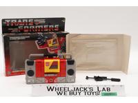 Blaster 100% Complete W/Box & Insert 1985 Vintage Hasbro G1 Transformers Figure