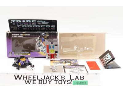 Bombshell COMPLETE W/BOX & INSERT G1 Transformers Vintage UNUSED STICKERS NM