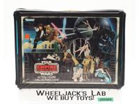 Star Wars Vinyl Collector's Case W/ Insert + STICKERS 1977 Kenner Carry Case