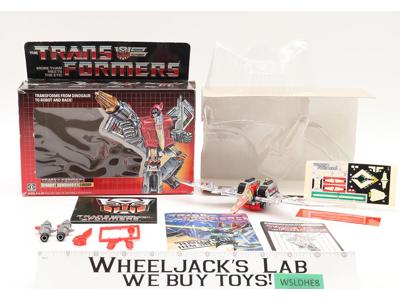 Swoop 100% Complete W/BOX & INSERT 1985 Vintage Hasbro G1 Transformers Figure
