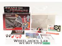 Swoop 100% Complete W/BOX & INSERT 1985 Vintage Hasbro G1 Transformers Figure
