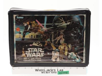 Star Wars Vinyl Collector's Case W/ Insert + STICKERS 1977 Kenner Carry Case