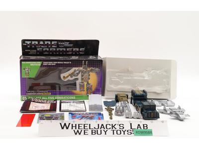 Onslaught 100% Complete W/BOX & INSERT G1 Transformers Hasbro UNUSED STICKERS