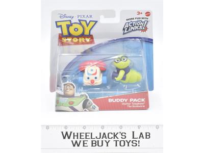 Buddy Pack Toy Story Chatter Telephone &amp; The Bookworm NEW Disney Pixar Mattel