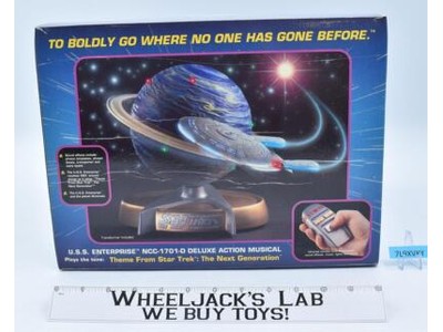 USS Enterprise Deluxe Action Vehicle Musical Star Trek Next Generation Enesco