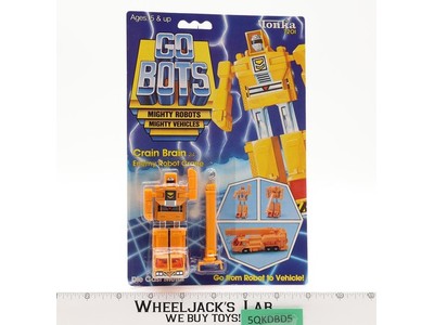 Crain Brain Crane Mighty Robots 1984 Tonka Gobots Vintage Figure NEW SEALED